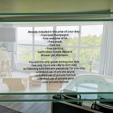 Apartment Private Wellness With Panoramic View, Sauna & Jacuzzi Maribor