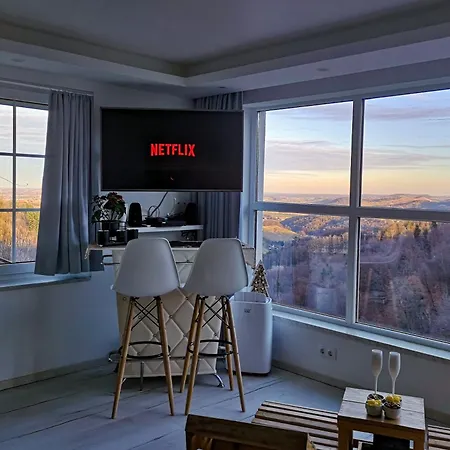 Private Wellness With Panoramic View, Sauna & Jacuzzi Lejlighed