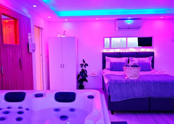 Lejlighed Private Wellness With Panoramic View, Sauna & Jacuzzi Maribor