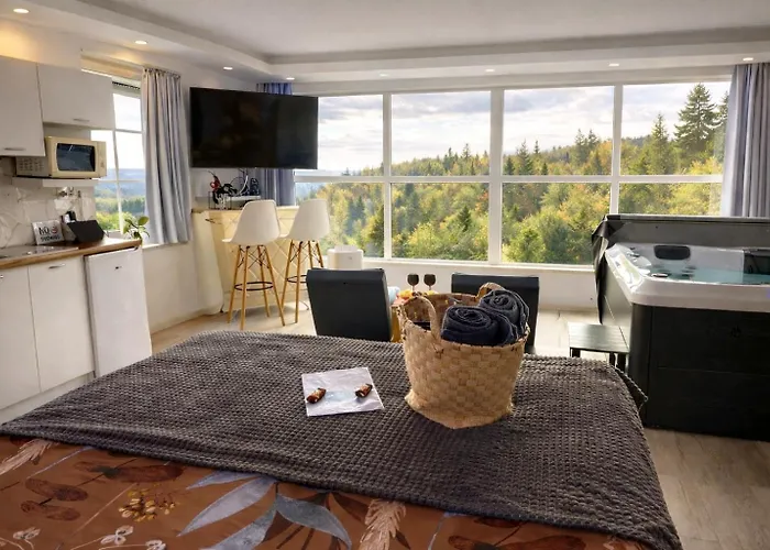 Private Wellness With Panoramic View, Sauna & Jacuzzi Apartment Marburg